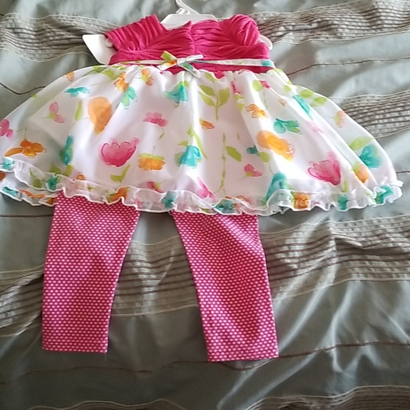 Nwt ! Size 24 months sweet heart rose 2 pc set - Picture 4 of 8